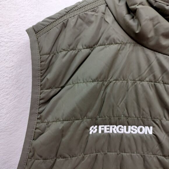 Carhartt Vest Men XL Green Rain Defender Lightweight Insulated Puffer OV2286 NEW - Picture 10 of 15